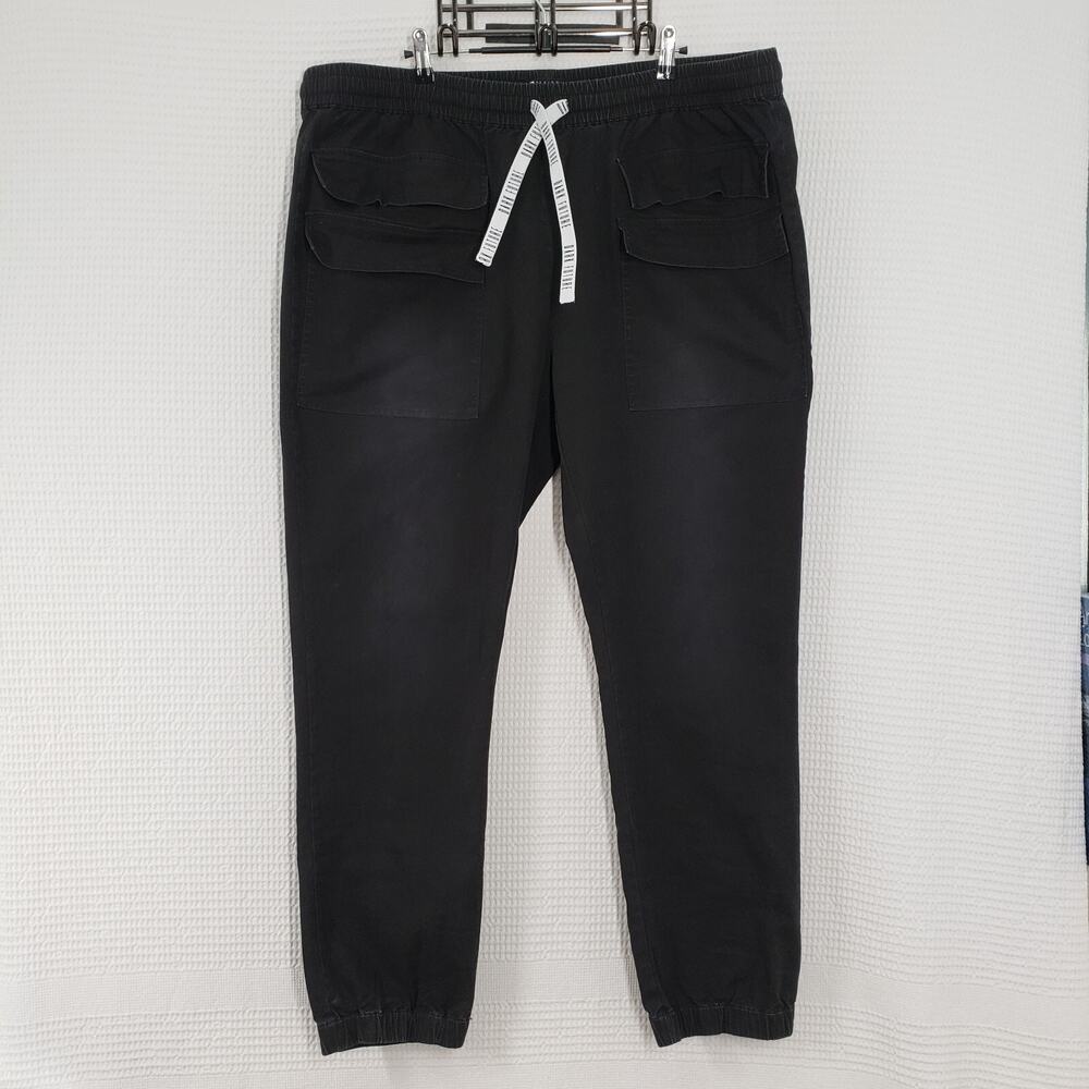 ASOS Design Jogger Cargo Pants Mens 3XL Black Streetwear Casual Utility Tactical